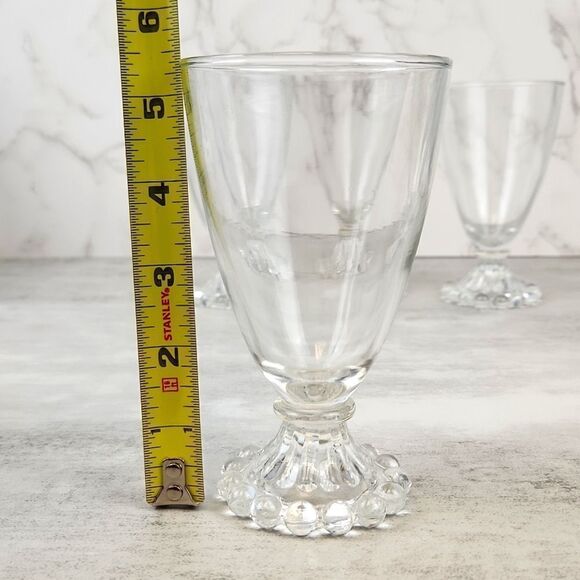 Anchor Hocking Vintage Clear BOOPIE or BERWICK 5.5" Medium Iced Tea Glasses - Picture 6 of 8